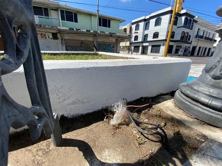 Parque Ciriaco Vázquez, un espacio olvidado en el Centro Histórico de Veracruz