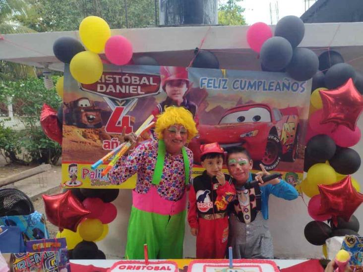 El pequeño Cristóbal Daniel Espinosa Lara cumplió 4 años de vida