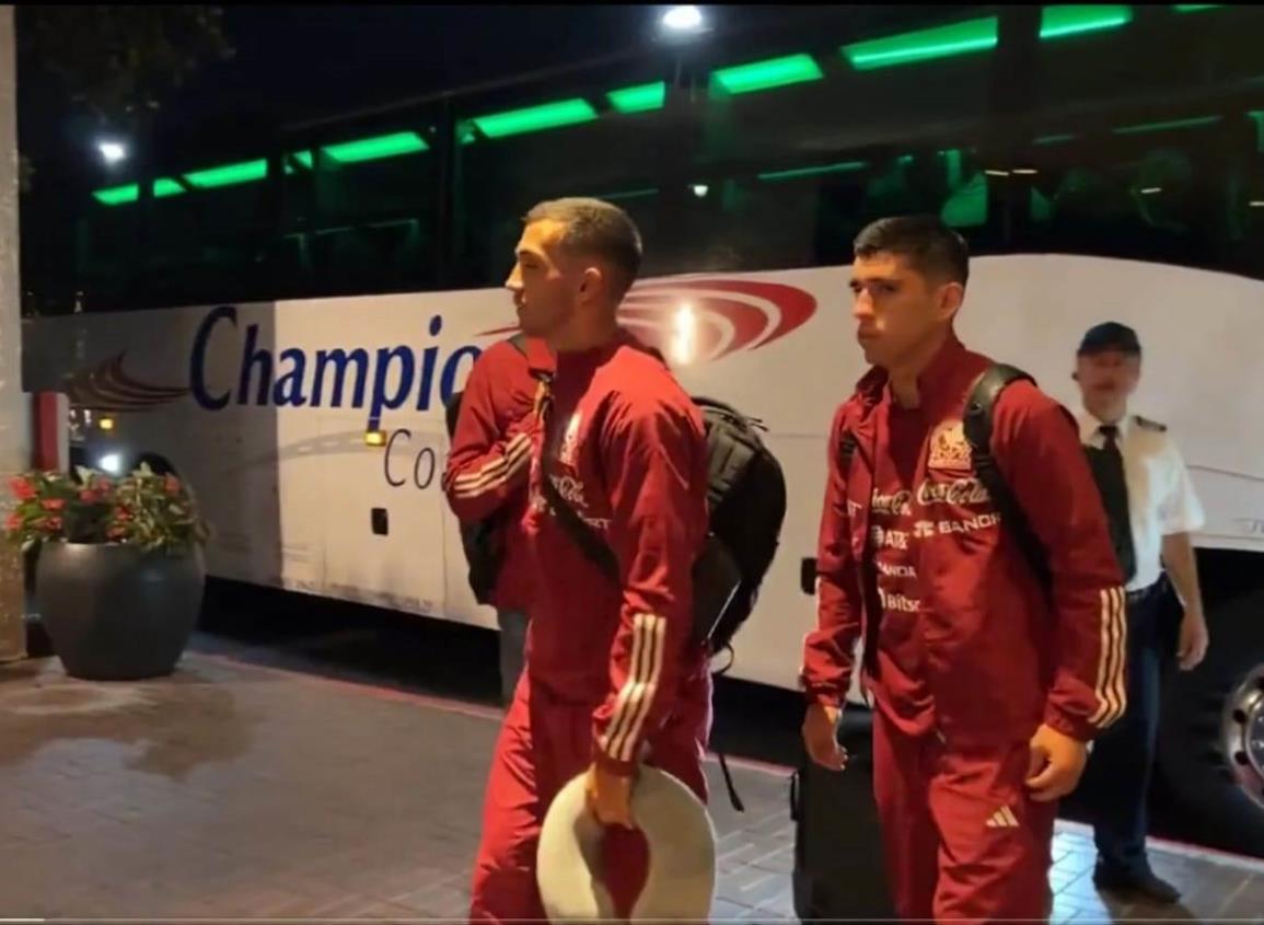 Selección Mexicana arriba a Atlanta para partido contra Paraguay