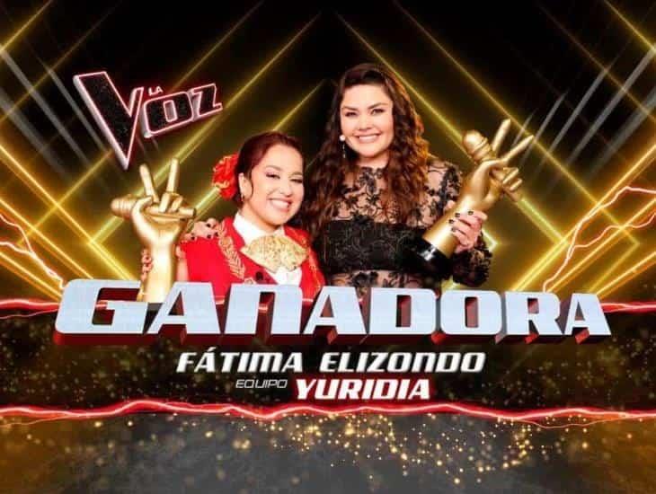 Fátima Elizondo del equipo Yuridia es la ganadora de La Voz México 2022