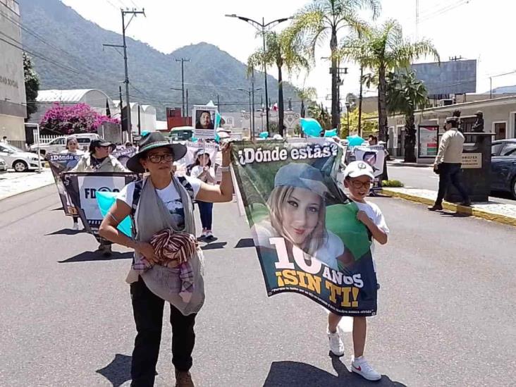 (+Video) Marchan en Orizaba y Córdoba por sus desaparecidos; casos han aumentado