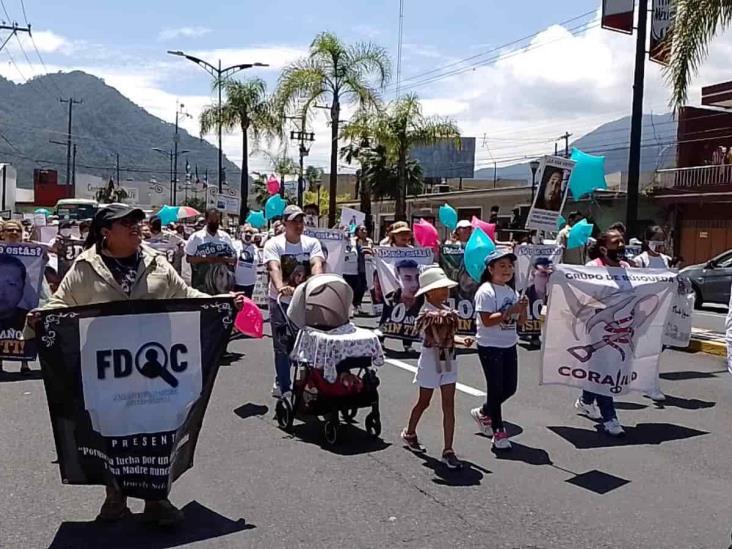 (+Video) Marchan en Orizaba y Córdoba por sus desaparecidos; casos han aumentado