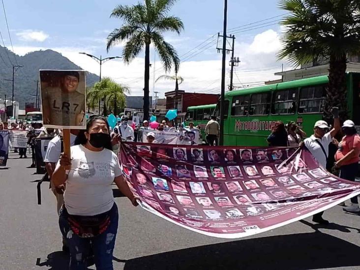 (+Video) Marchan en Orizaba y Córdoba por sus desaparecidos; casos han aumentado