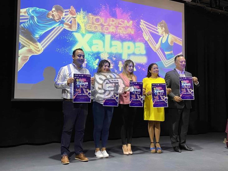 (+Video) Presentan carrera ‘Tourism Color Run Xalapa 2022’; podrás participar gratis