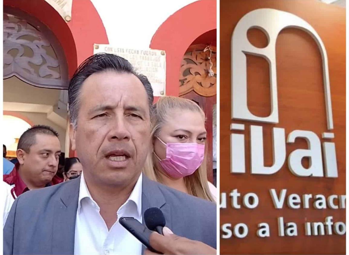 Por cuestiones de seguridad IVAI reserva ciertos datos patrimoniales del gobernador