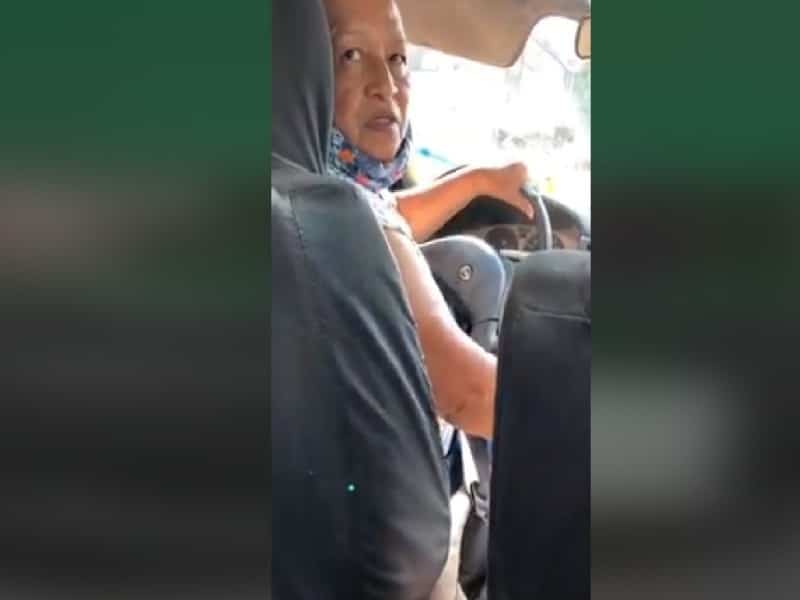 “Vete en p**che camión”: exponen a taxista que quería cobrar de más  (+Video)