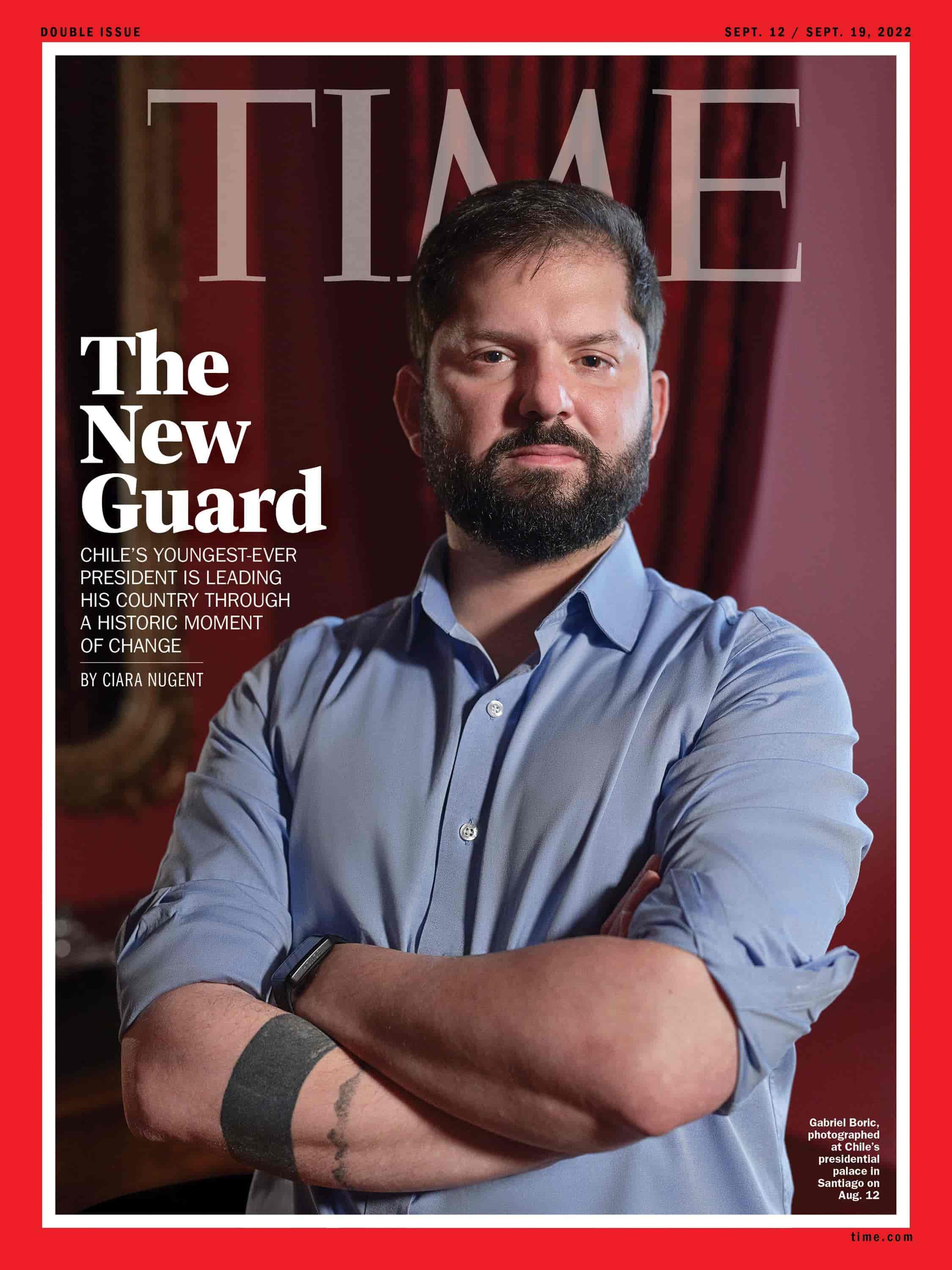 Presidente de Chile es la portada de la revista Time