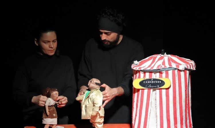 La niña de Tecún, teatro de títeres y actores que exhibe trata y tráfico de personas