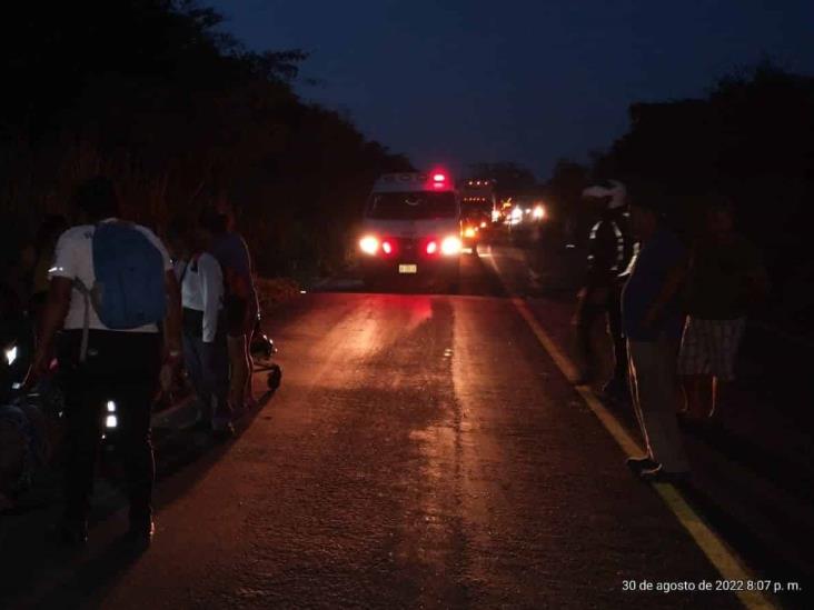 Choque sobre la carretera Paso del Toro-La Tinaja deja una persona lesionada