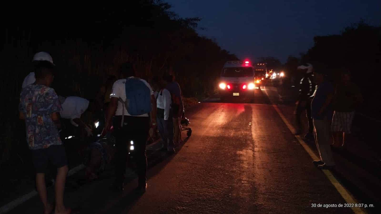 Choque sobre la carretera Paso del Toro-La Tinaja deja una persona lesionada