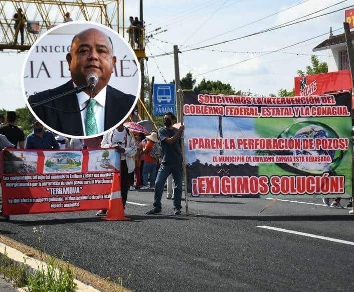 Gobierno denunciará cierre de carretera; Segob inculpa a Renato Alarcón (+Video)