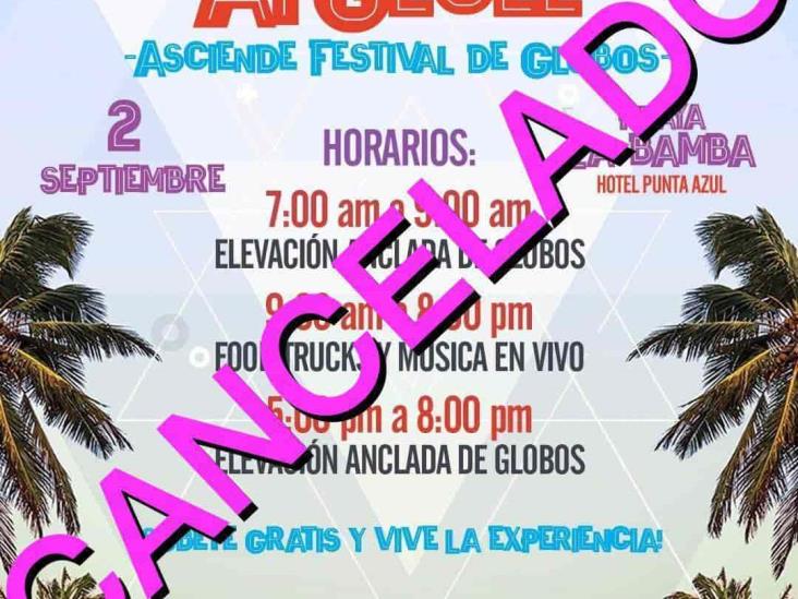 Cancelan Asciende Festival de Globos 2022 en Boca del Río