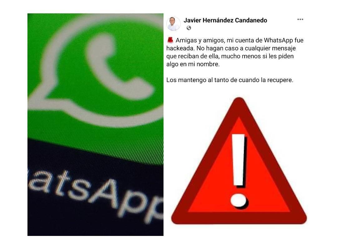 Le hackean el ‘whats’ a Javier Hernández, alcalde de Misantla