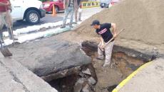 Rehabilita Ayuntamiento socavón en puente Palma Sola