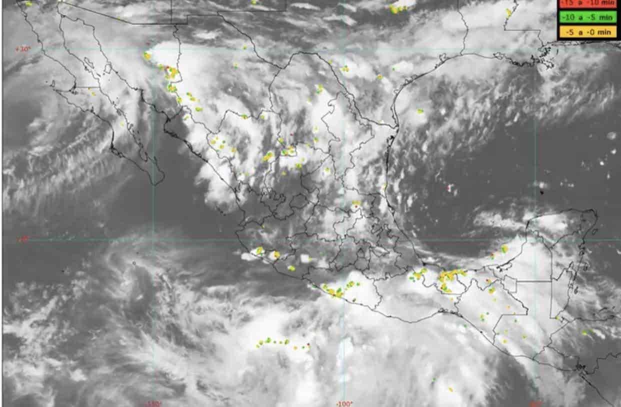 Bandas nubosas de “Javier” provocarán  precipitaciones en estas zonas de México