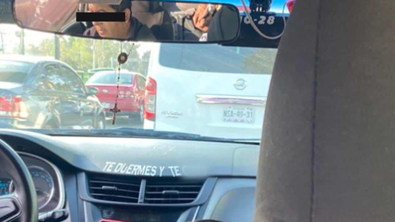 “Te duermes y te c*jo”: Denuncia una pasajera a taxi en CDMX