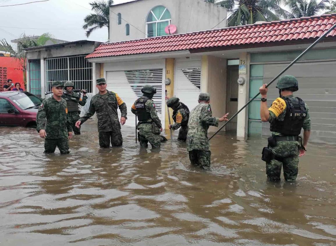 Ejército Mexicano activa Plan DN-III por inundaciones en Veracruz y Boca del Río