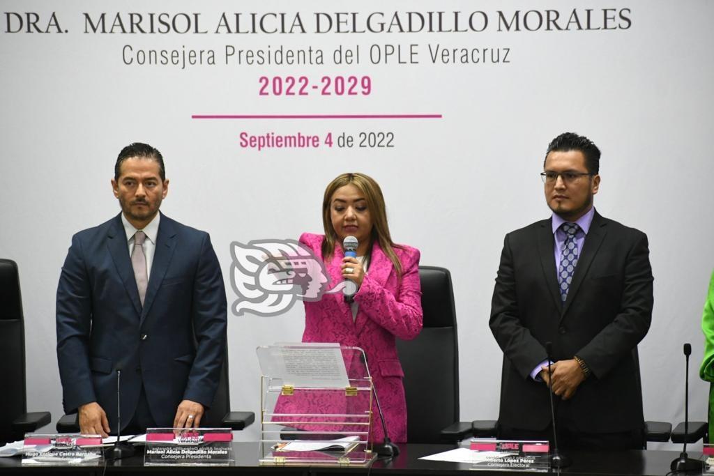 Marisol Delgadillo rinde protesta como nueva presidenta del OPLE (+Video)