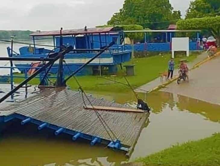 Empieza a desbordarse el río Papaloapan, podría afectar a municipios de la Cuenca