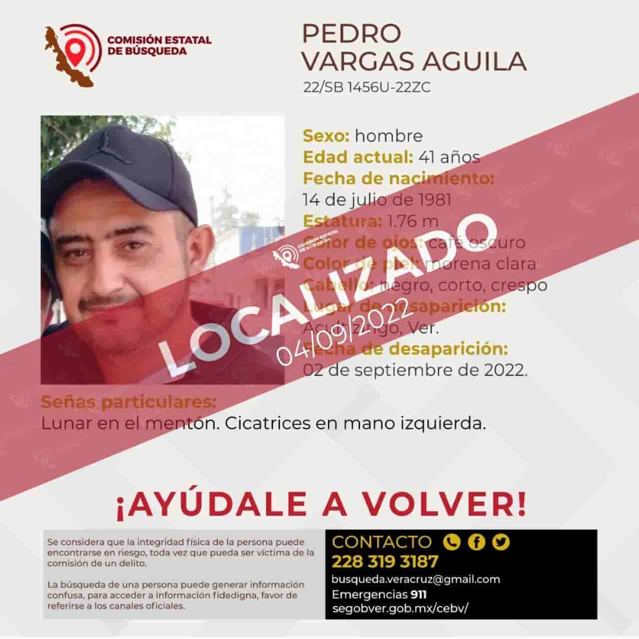 Localizan a hombre reportado como desaparecido en Acultzingo