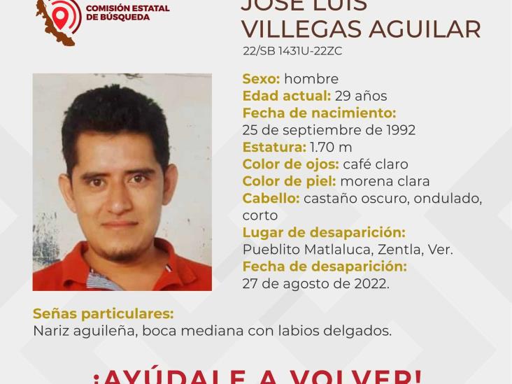 Desaparece hombre en localidad de Zentla