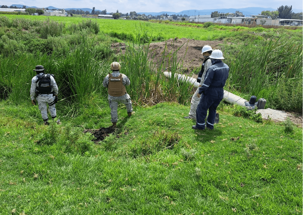 Guardia Nacional localiza 6 tomas clandestinas en Hidalgo y Puebla