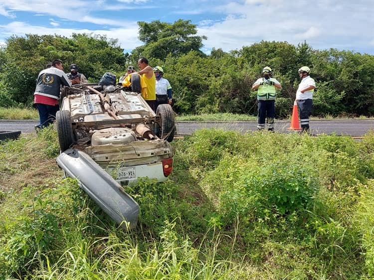 Volcadura en la autopista Córdoba – Veracruz deja una persona herida