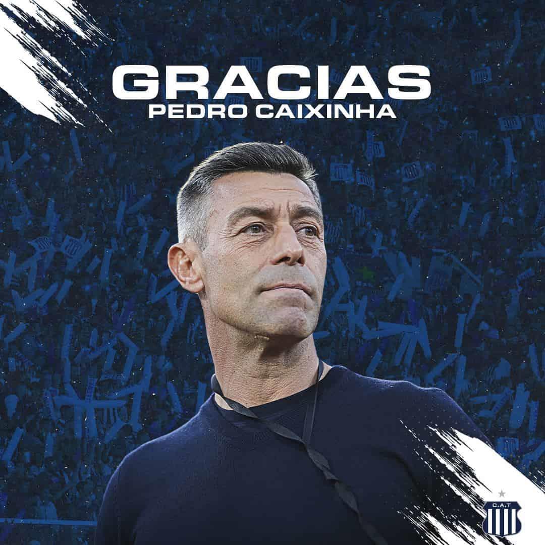 Pedro Caixinha abandona banquillo del club Talleres de Córdoba