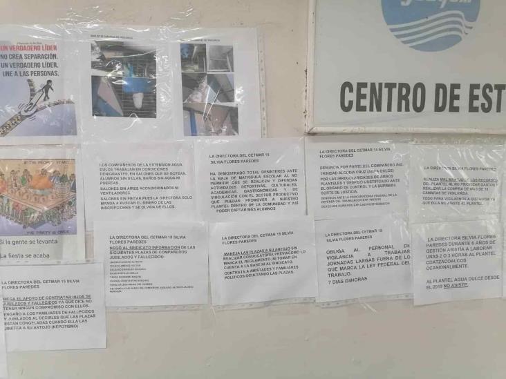 Toman oficinas del Cetmar 15; exigen destitución de directora