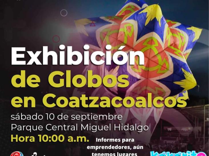 Festival de Globos este fin en Coatzacoalcos; esperan repunte del 20% en turismo