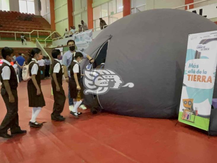 (+Video) Museo móvil de la ciencia llega a Poza Rica