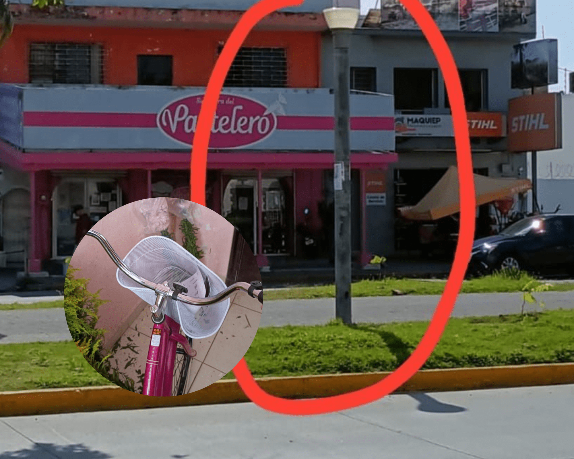 Roban su bici en Medellín y la chocan frente a ella en Veracruz