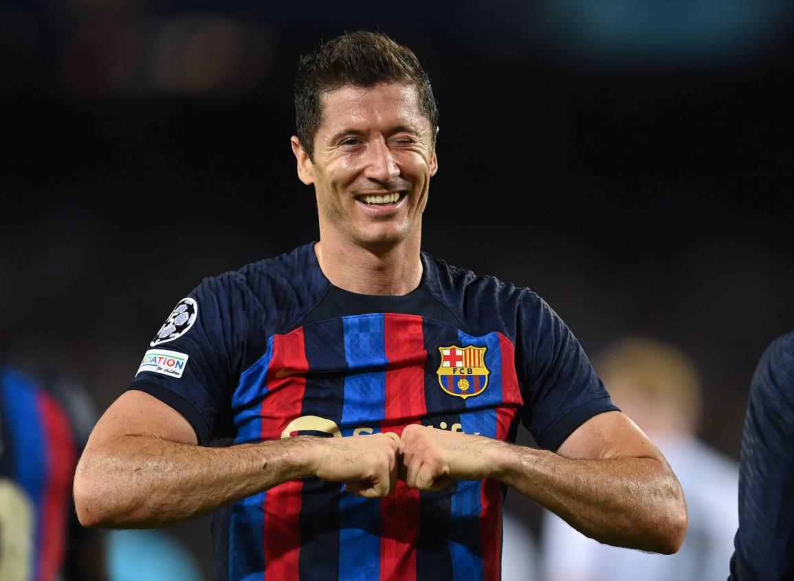 Se luce Lewandowski en el arranque de la Champions con Barcelona