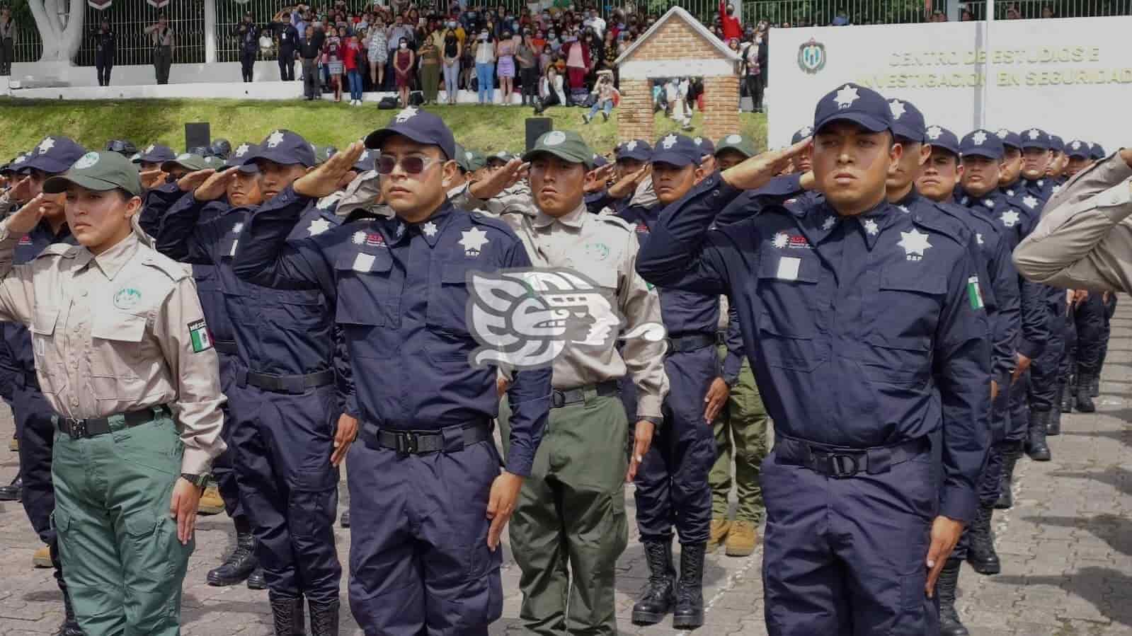 Creció número de policías en un 200% en Veracruz