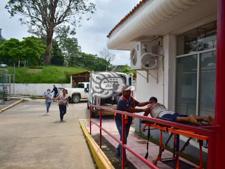 Tres integrantes de familia sufren accidente de moto en San Juan(+Video)