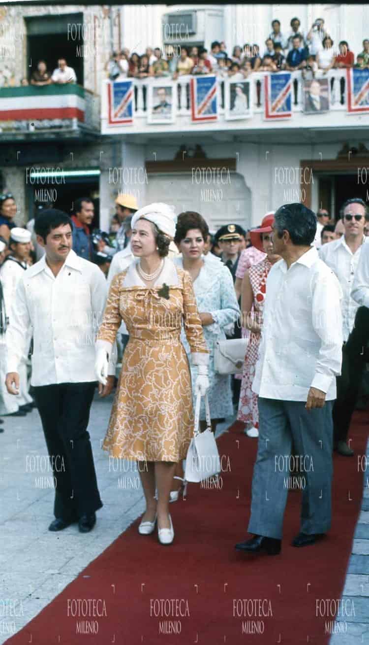 La visita de la Reina Isabel II a Veracruz de 1975 en fotos