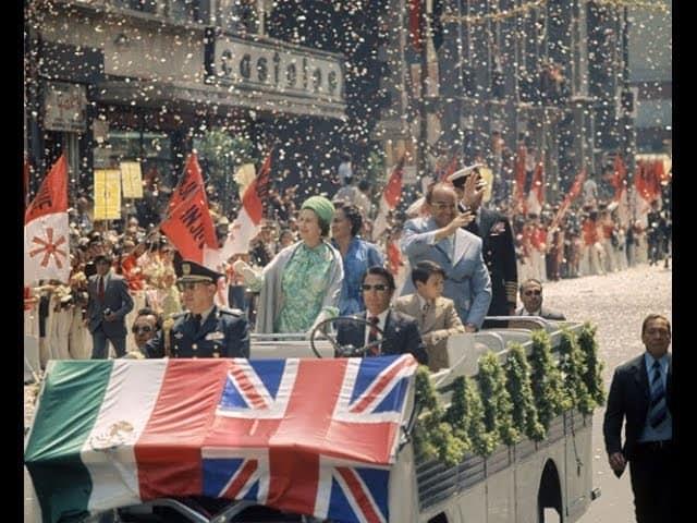 El histórico día que la reina Isabel ll visitó México (+Vídeo)