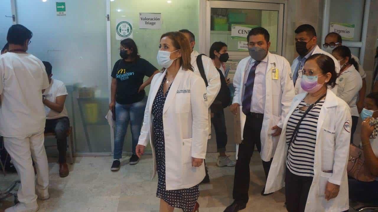 Supervisan autoridades IMSS Hospital General de Zona No. 36 de Coatzacoalcos