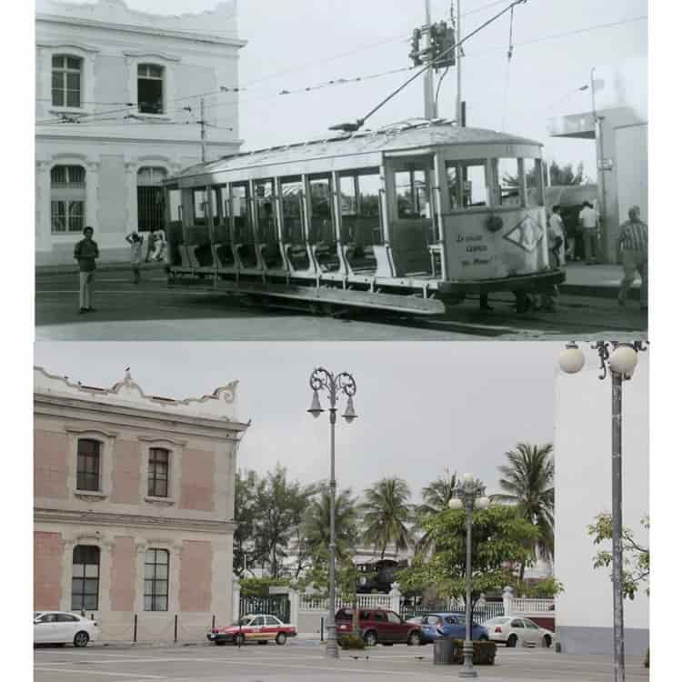 Así era la Ciudad de Veracruz en la época de los tranvías