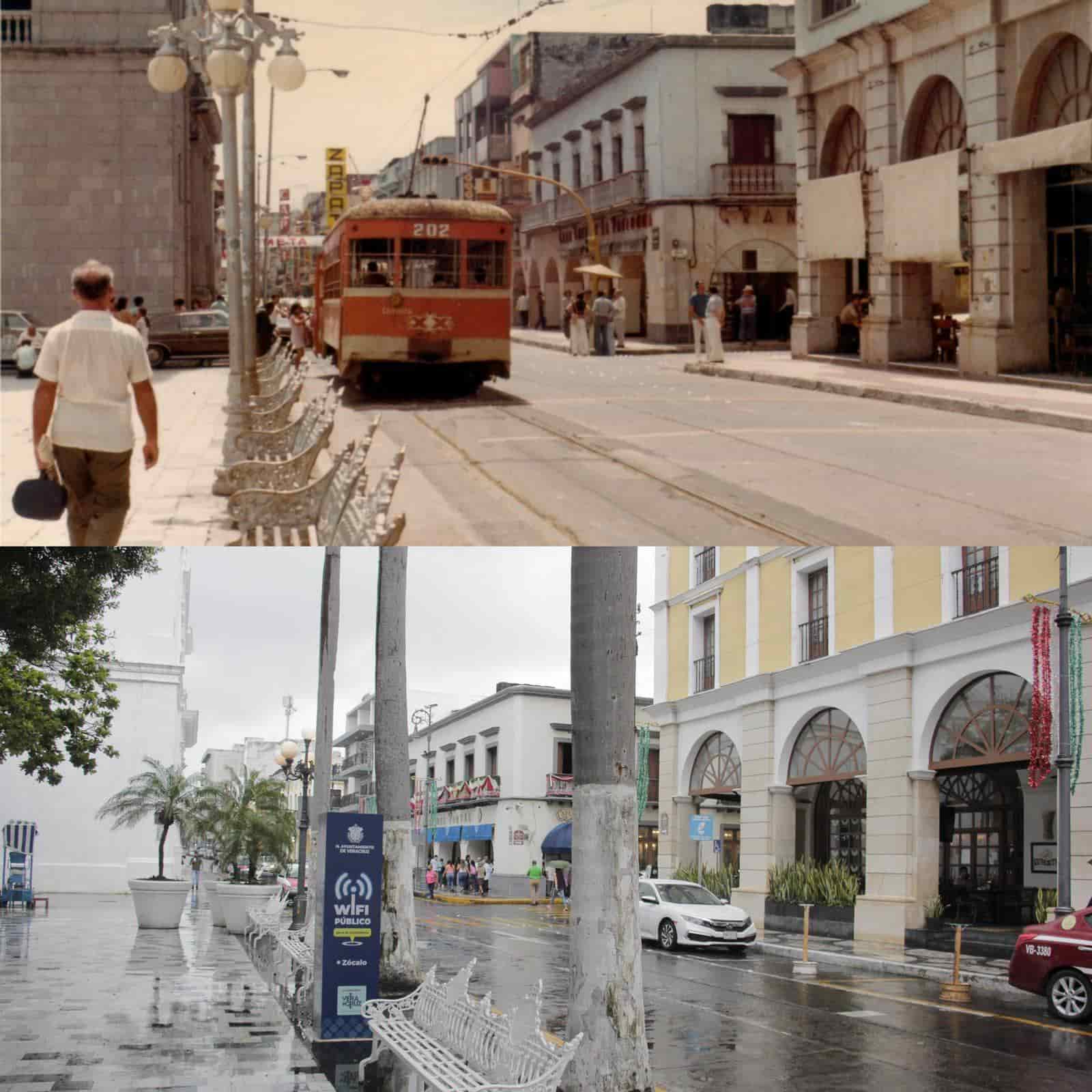 Así era la Ciudad de Veracruz en la época de los tranvías