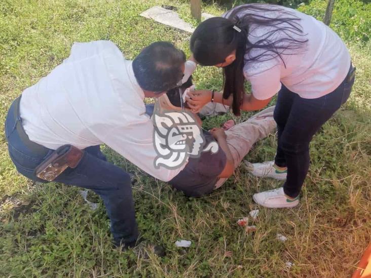 Estudiante con graves lesiones tras colisión en Sayula