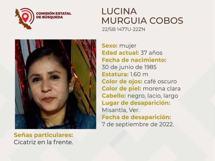 En Misantla, piden ayuda para encontrar a Lucina