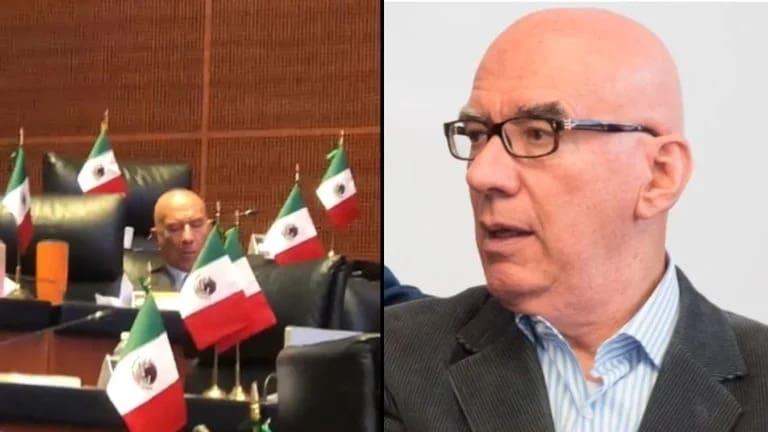 Dante Delgado acusó a Jesús Ramírez de difundir vídeo donde está dormido en el senado