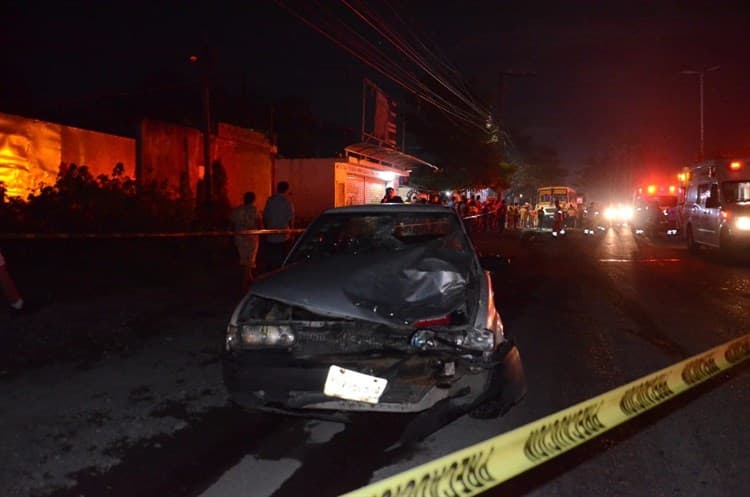 Dos personas pierden la vida tras ser atropelladas en la Veracruz Xalapa(Video)