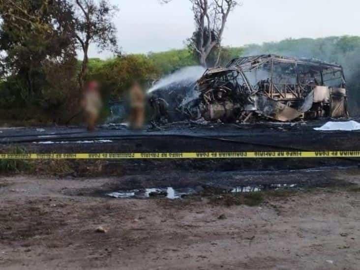 Sube la cifra de veracruzanos entre las víctimas de autobús calcinado en Tamaulipas