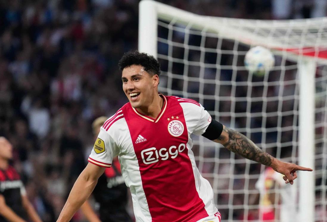 Jorge Sánchez da asistencia en goleada del Ajax al Heerenveen