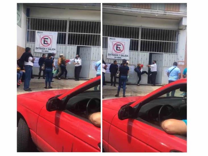 Se dieron con todo a las afueras del Registro Agrario, en Xalapa (+Video)