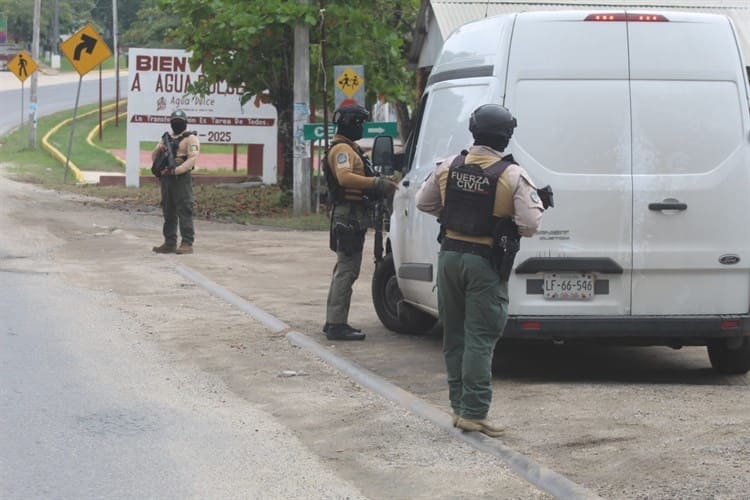 Fuerza Civil redobla estrategias de seguridad en Agua Dulce