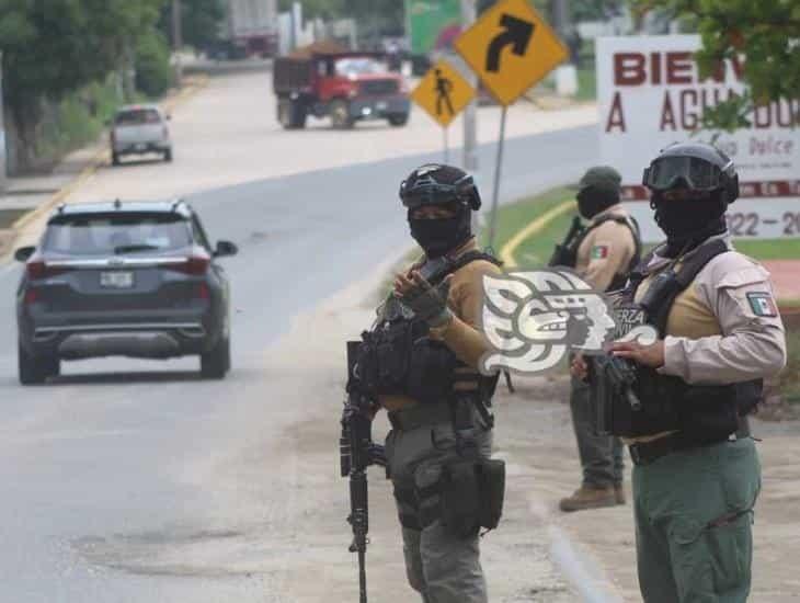 Fuerza Civil redobla estrategias de seguridad en Agua Dulce