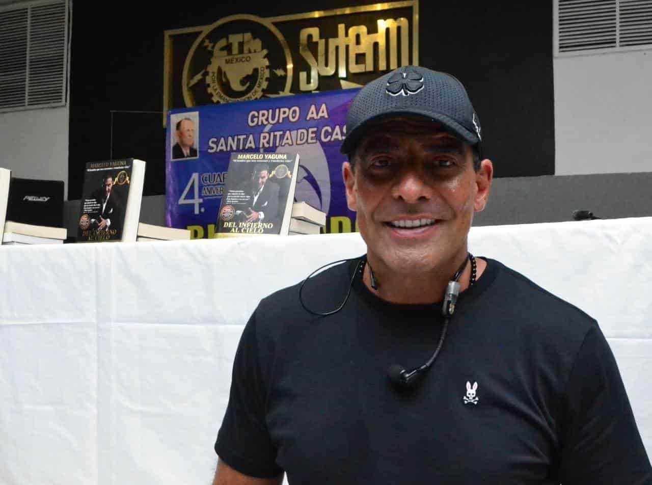 Marcelo Yaguna, estrella de TV comparte su testimonio de adicción en Veracruz en AA